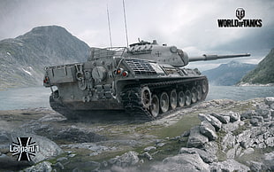 World of Tanks game illustration, tank, World of Tanks, Leopard 1, wargaming HD wallpaper