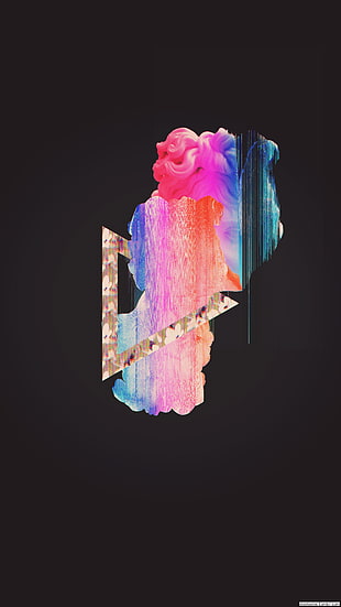 glitch art, vaporwave, abstract