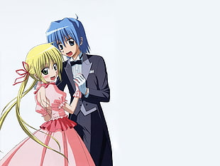 photo of man and woman Anime Characters HD wallpaper