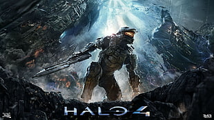 Halo 4 game poster, Halo, Halo 4, video games HD wallpaper