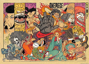 One Piece painting HD wallpaper
