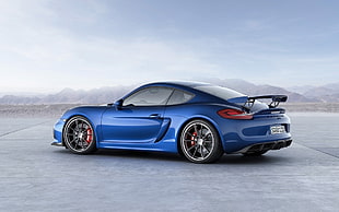 blue and black convertible coupe, Porsche, Porsche Cayman GT4, Porsche  Cayman, blue cars HD wallpaper