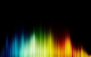 multicolored abstract illustration, colorful, abstract, spectrum, audio spectrum HD wallpaper