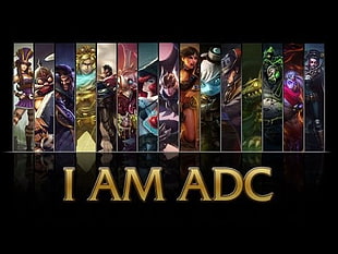 I Am ADC League of Legend digital wallpaper HD wallpaper