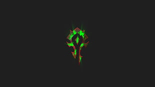 green logo, World of Warcraft, Warlords of Draenor, World of Warcraft Legion, video games HD wallpaper