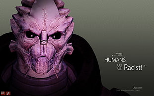 You humans are all racist text HD wallpaper