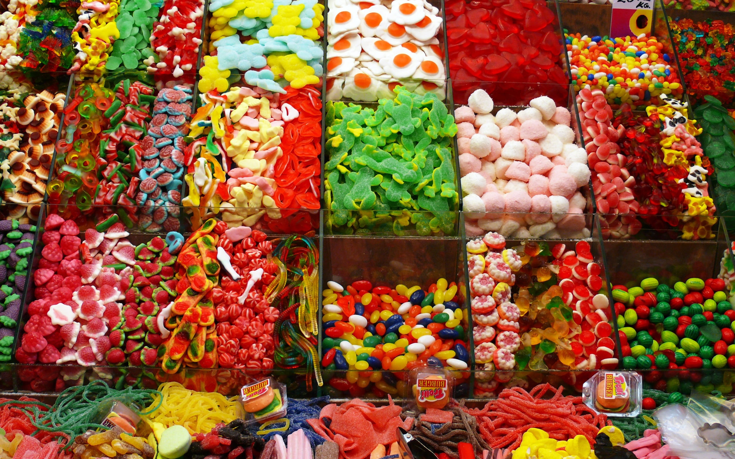 Gummy bear lot, sweets, food, gummy bears HD wallpaper | Wallpaper Flare