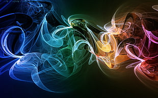 Smoke,  Shape,  Colorful,  Bunch