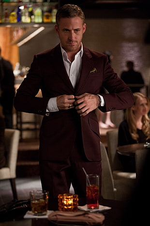 men's black suit jacket, Ryan Gosling, movies, Crazy, Stupid, Love. HD wallpaper