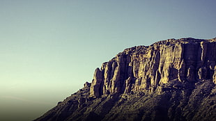 gray mountain, nature, Grand Canyon HD wallpaper