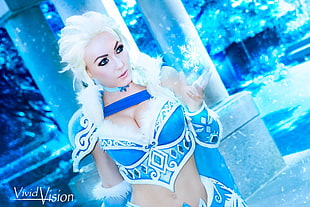 Dota 2 Crystal Maiden cosplayer HD wallpaper