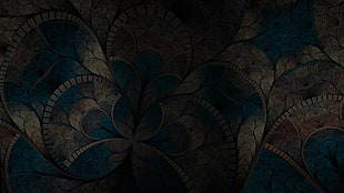 abstract, digital art, fractal, fractal flowers