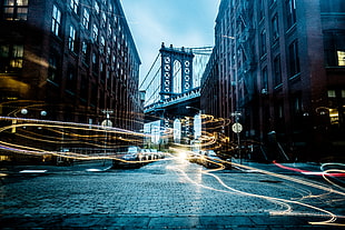 speedlight photography, City, Traffic, Street HD wallpaper