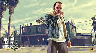 Grand Theft Auto V case cover, Trevor Philips, Grand Theft Auto V, Grand Theft Auto, video games HD wallpaper