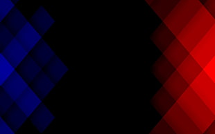 black , blue and red surface HD wallpaper