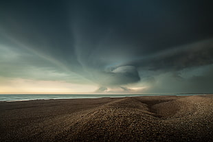 brown sand, photography, landscape, nature, beach