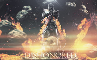 Dishonored wallpaper, Dishonored, fire HD wallpaper