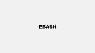 EBash logo, motivational, ebash