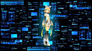 Vocaloid character wallpaper, Vocaloid, Kagamine Rin HD wallpaper