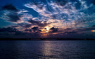 body of water, landscape, sea, clouds, coast