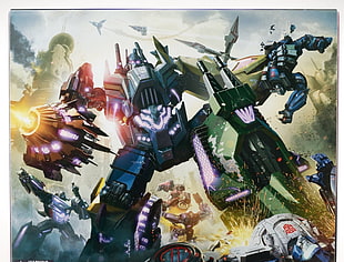 Transformer Optimus Prime poster, Transformers, artwork HD wallpaper