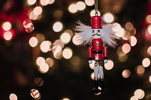 royal guard ornament, Nutcracker, New year, Christmas HD wallpaper