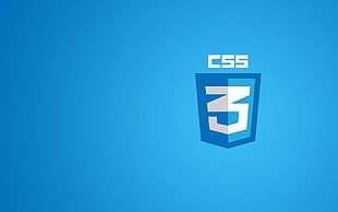 blue CSS logo, CSS, CSS3  HD wallpaper