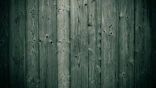 grayscale photography of wood planks HD wallpaper