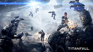 Titanfall digital wallpaper, Titanfall, video games