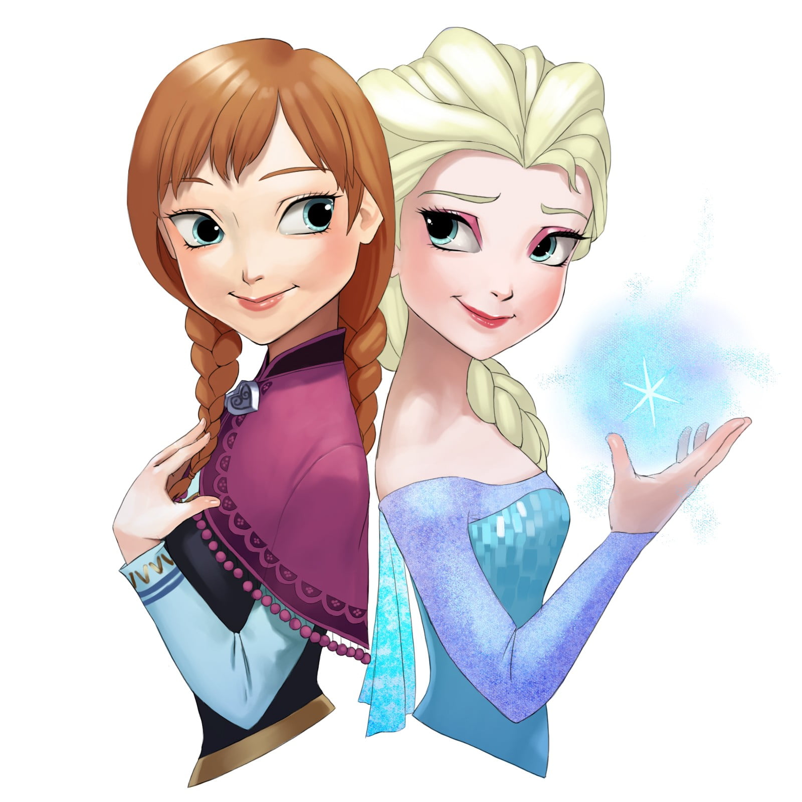 Elsa And Anna Artwork By Onibox Disney Disney Frozen