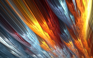 multicolored abstract painting HD wallpaper