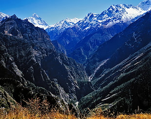 brown mountain, mountains, nature, landscape