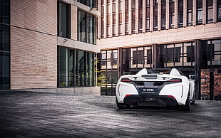 white and black Ford GT