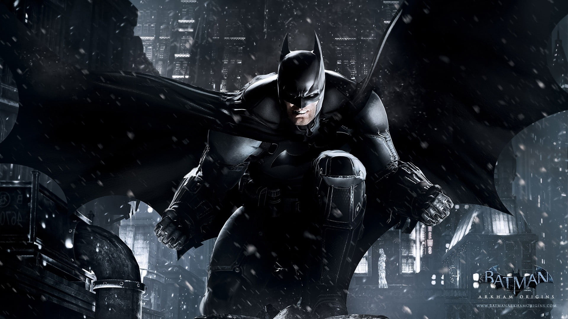 Batman digital wallpaper, Batman, Batman: Arkham Origins, video games