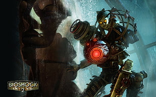 Bioshock 2 digital wallpper, BioShock, big sister, Little Sister, BioShock 2 HD wallpaper