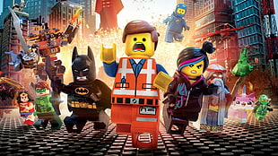 LEGO the movie digital wallpaper