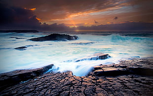 body of water, water, sea, sky, clouds