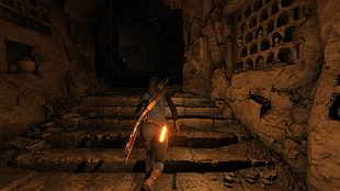 game play still screenshot, Rise of the Tomb Raider, Tomb Raider HD wallpaper
