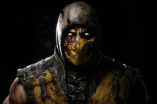 Mortal Kombat Scorpion digital wallpaper HD wallpaper