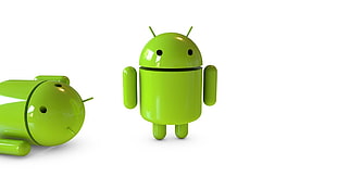 two Android logo toys HD wallpaper