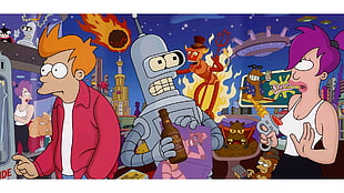 Futurama wallpaper, Futurama