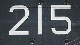 215 text, 215, rivets, numbers, HMCS Haida HD wallpaper