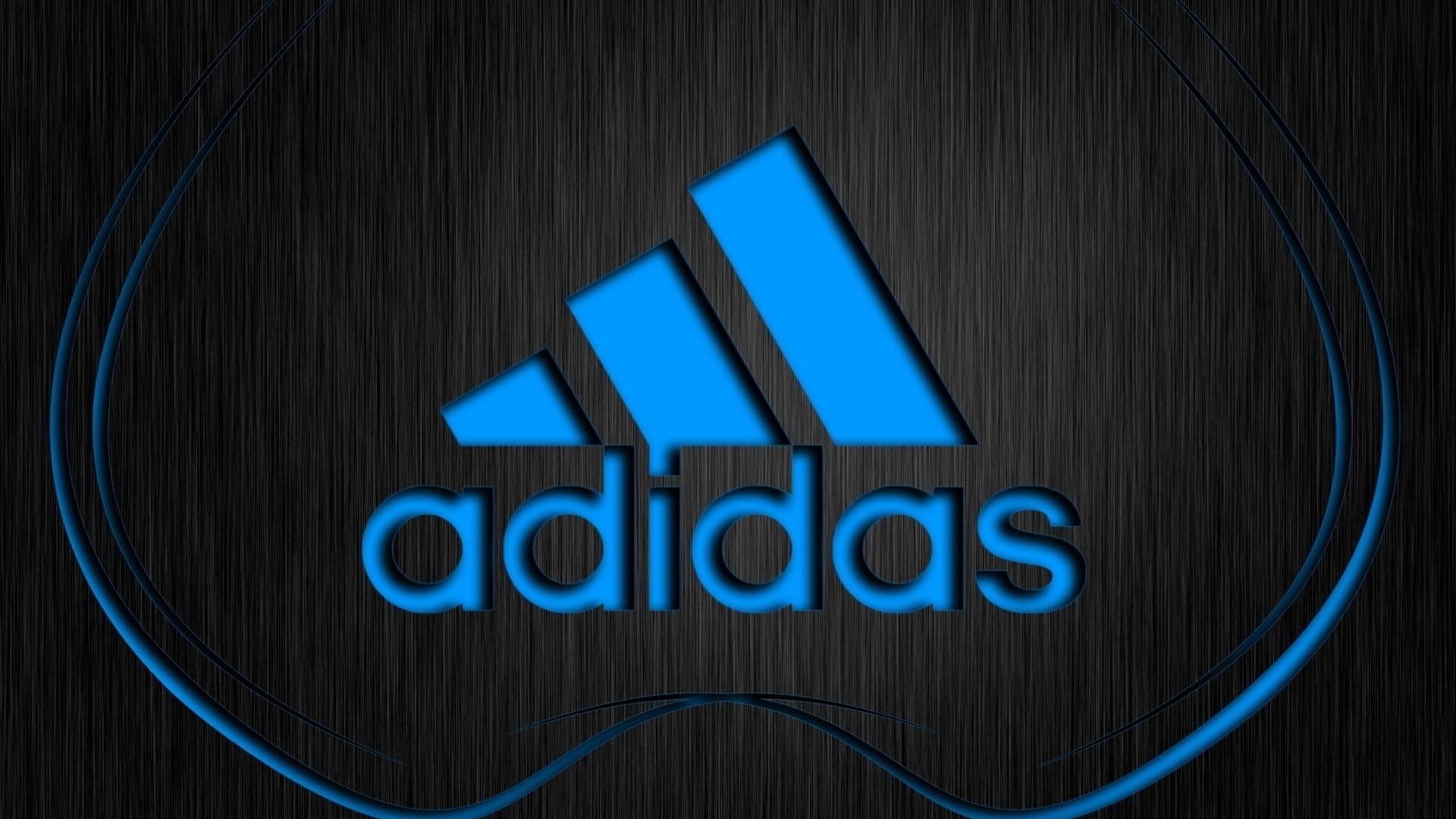 Black and blue Adidas logo HD wallpaper | Wallpaper Flare