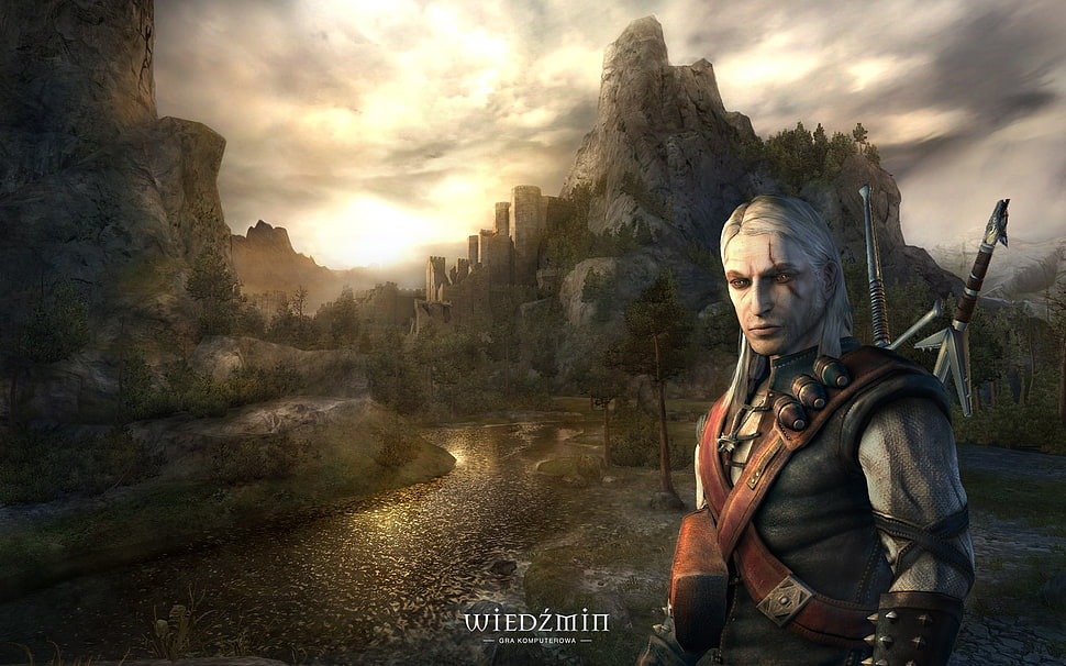 Wiedzmin wallpaper, The Witcher, video games HD wallpaper
