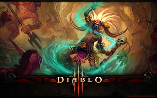 Diablo 3 digital wallpaper, Diablo III HD wallpaper