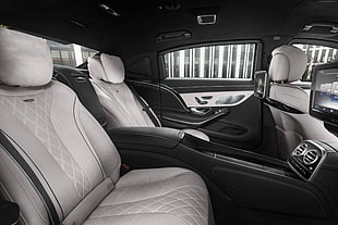 gray and black car interior HD wallpaper