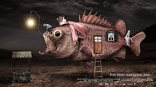 The Fish has Gone Bad wallpaper, fish, movies, Anglerfish HD wallpaper