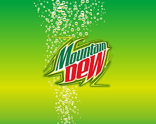 white and red Bud Light neon light signage, Mountain Dew, logo HD wallpaper