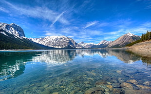 mountain wallpaper, landscape, nature, lake, mountains