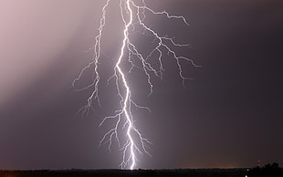 white lightning, storm, lightning, nature, landscape